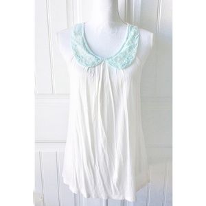 NWOT Adorable Ivory Tank Top